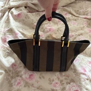 Fendi Pequin Handbag Mini